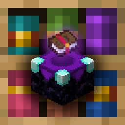 Chiseled enchanting table minecraft mod logo